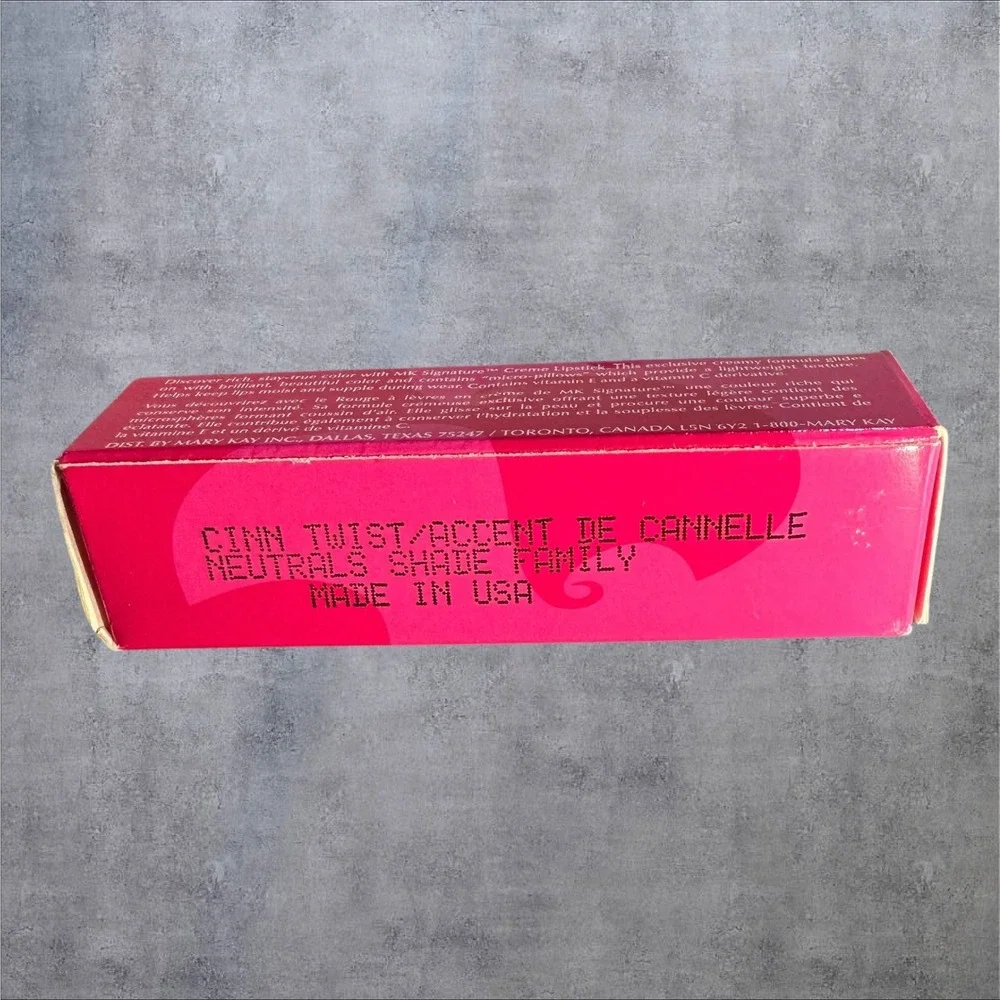 Mary Kay MK‎ Signature Creme Lipstick Cinnamon Twist 2312/231200  .13oz New